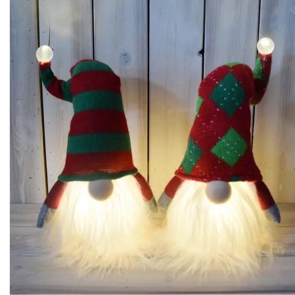 Festive Light-Up Gnome Decor - Picture 3 of 7